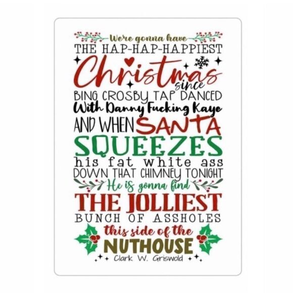 National Lampoon’s Christmas Vacation Quote Magnet - Picture 1 of 4